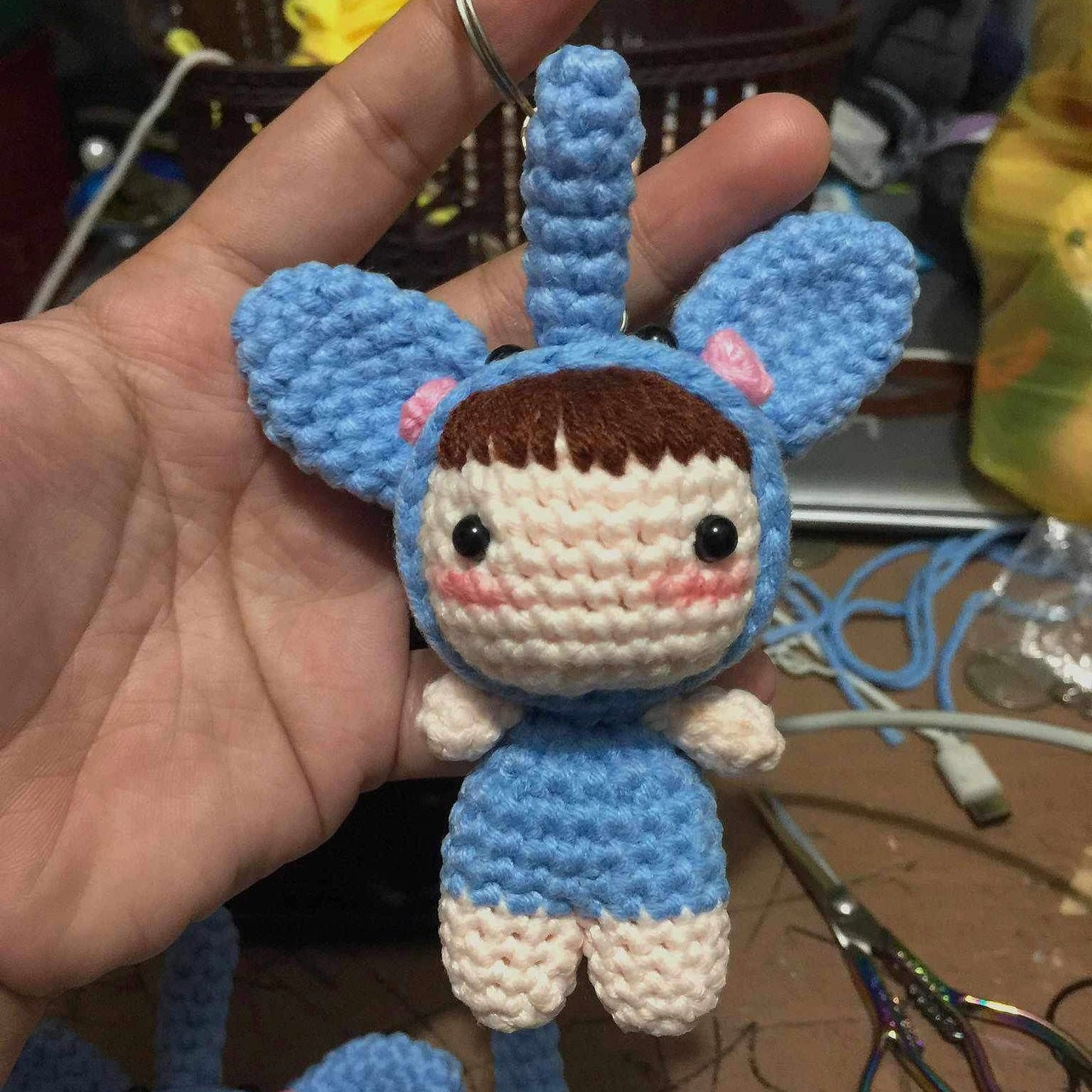 Elephant Mini Doll Keychain