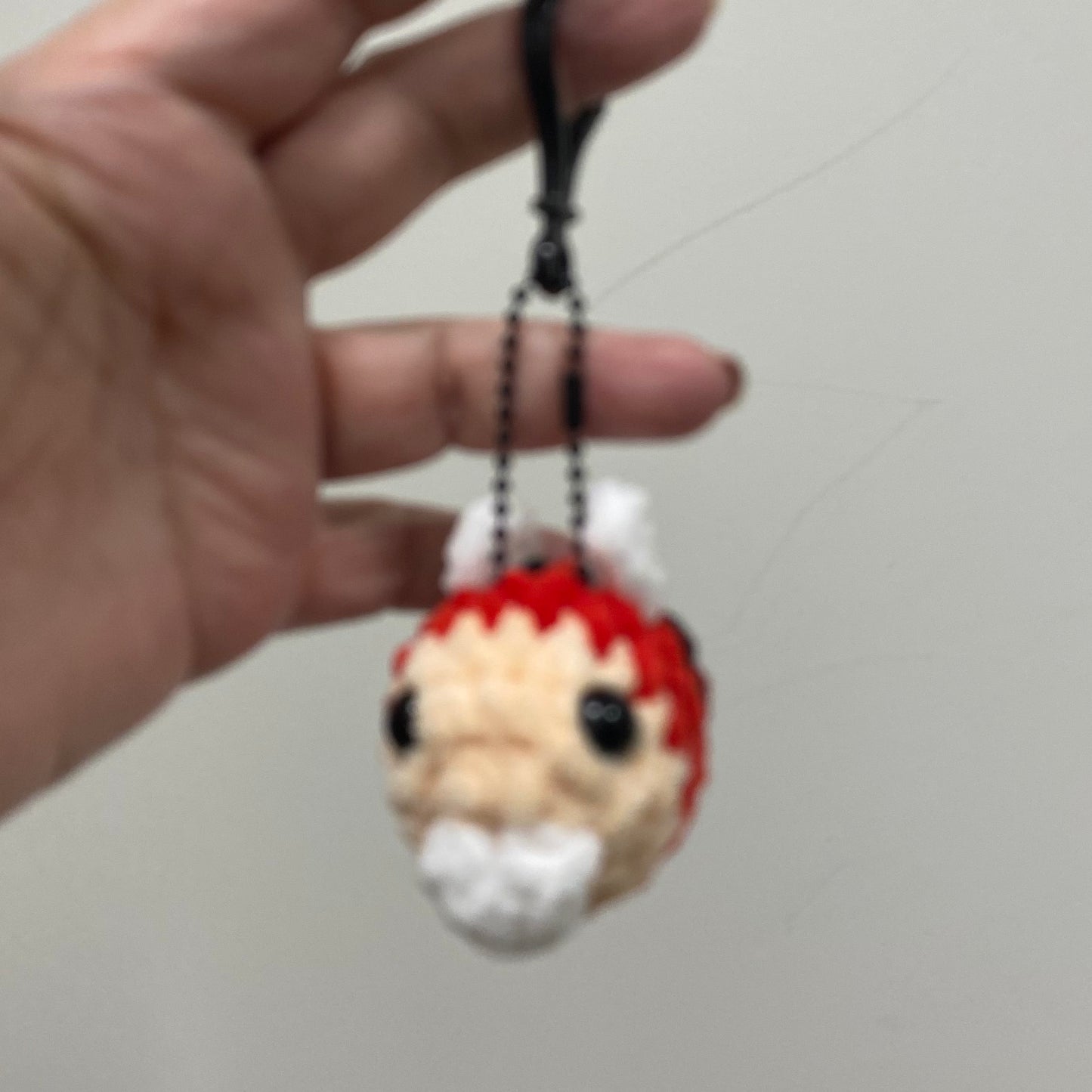 Santa Bee Ornament/Keychain