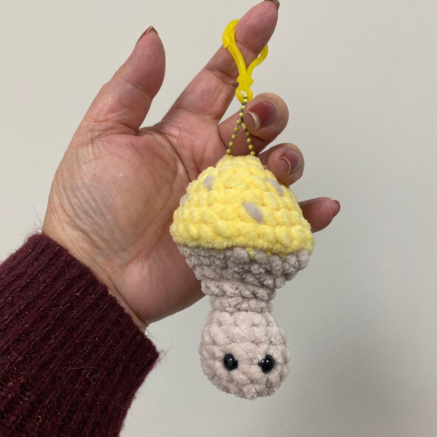 Mushroom Fidget Keychain