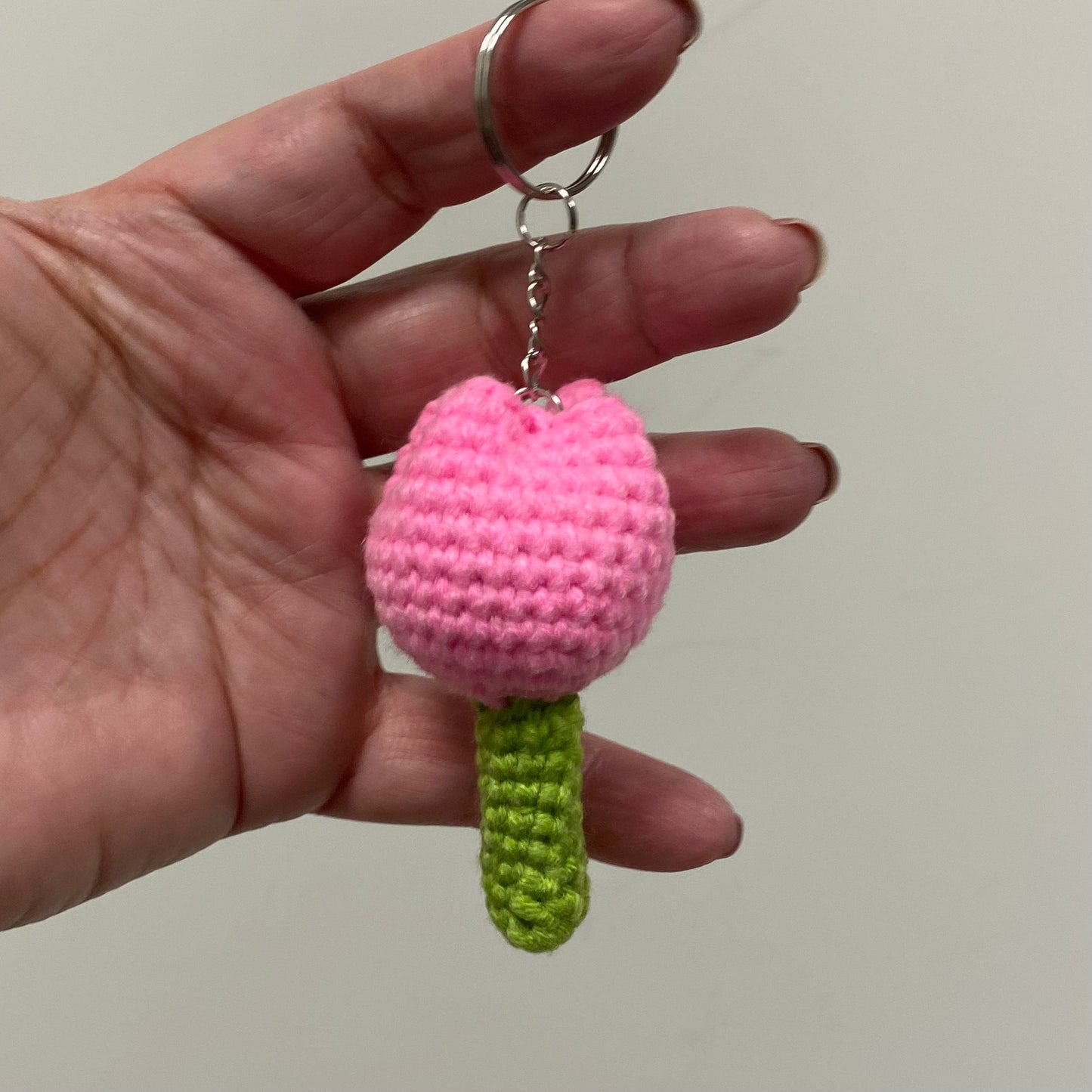 Single Tulip Keychain