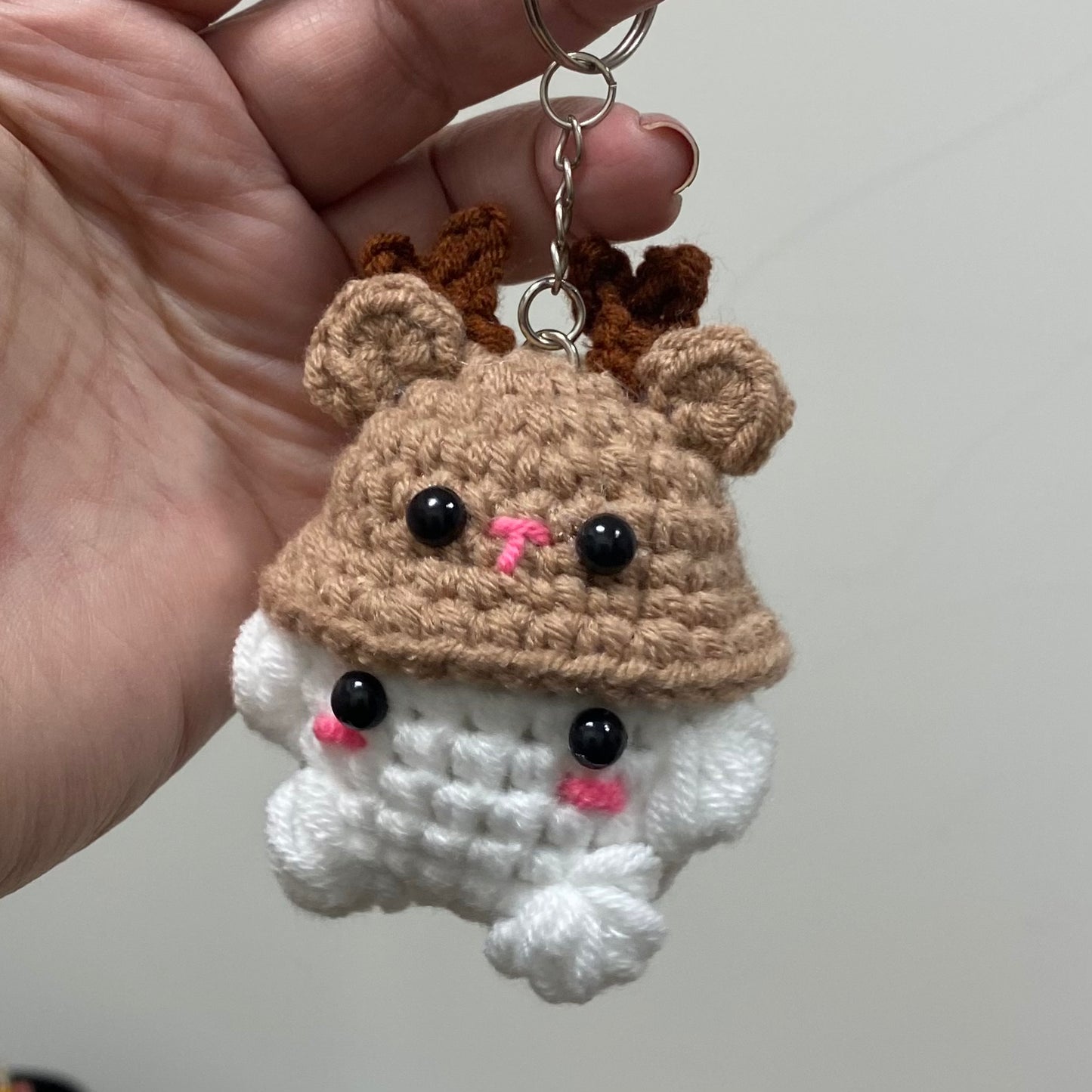 Reindeer Cap Mushroom Ornament/Keychain