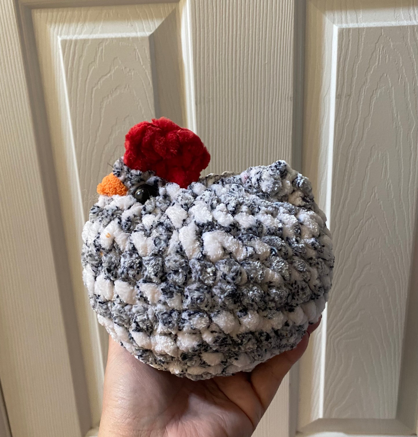 Large Crochet Chicken