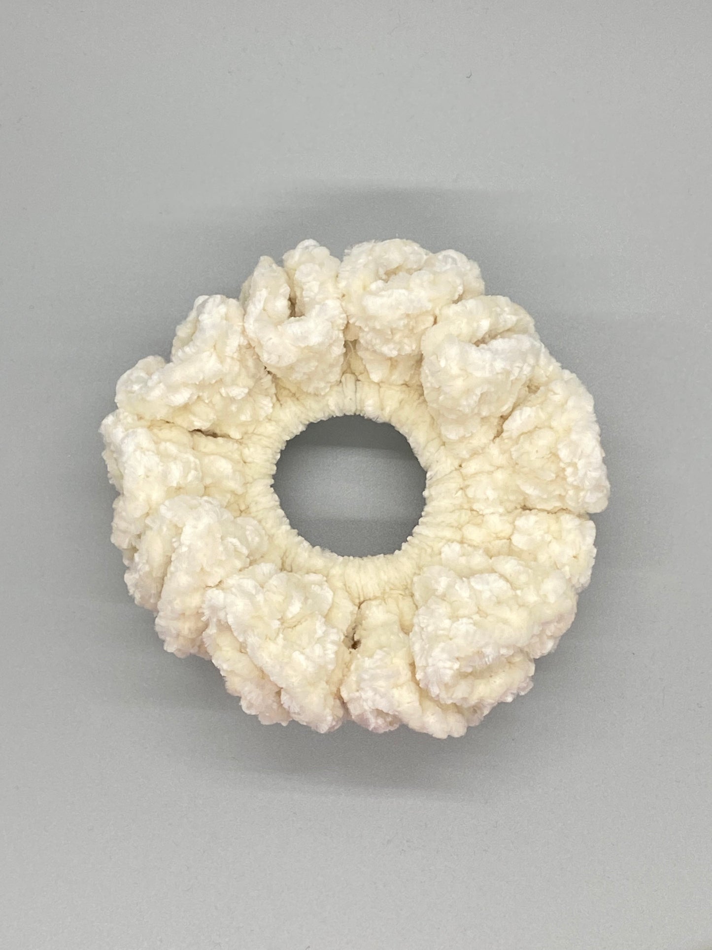 Vanilla Crochet Scrunchie