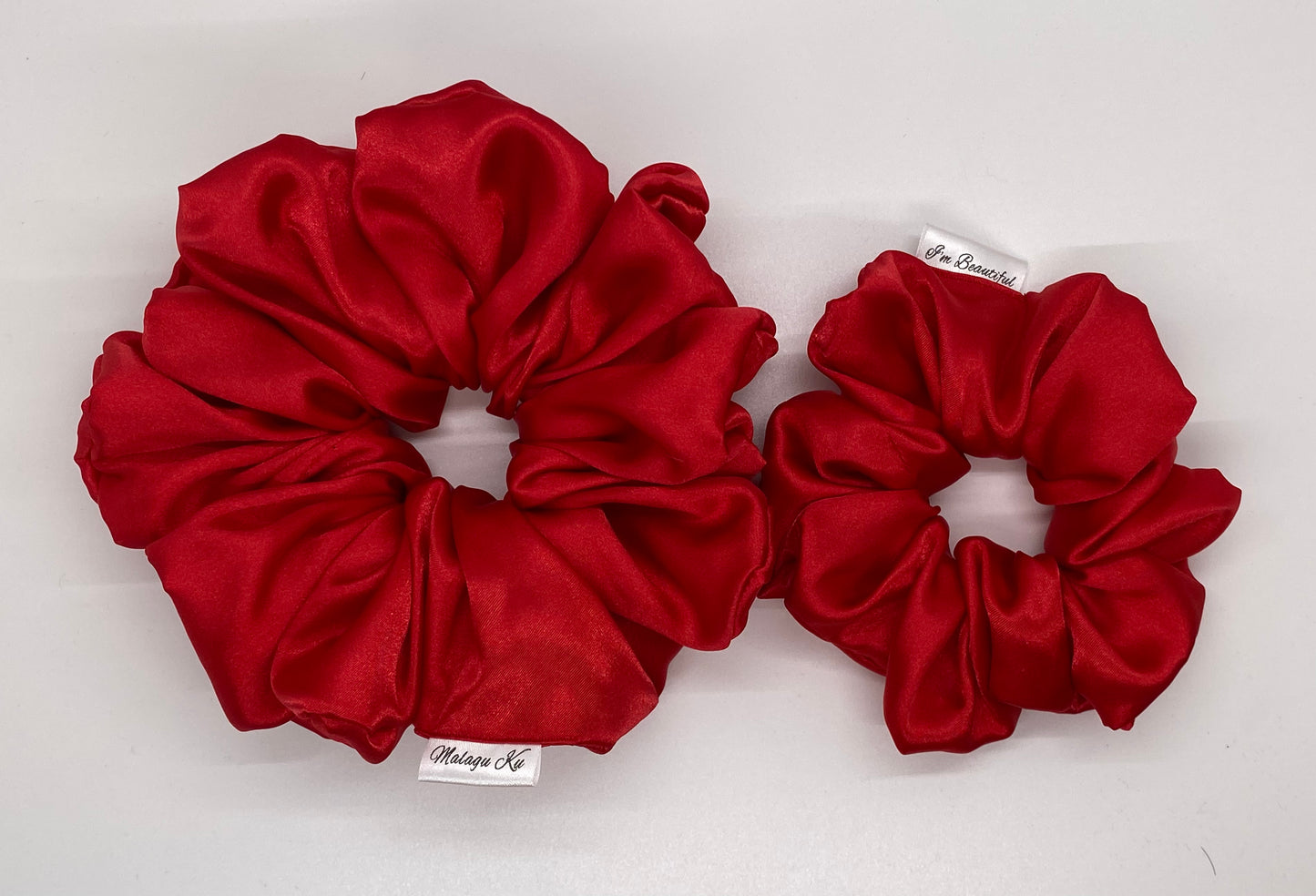 XXL Apple Red Scrunchie