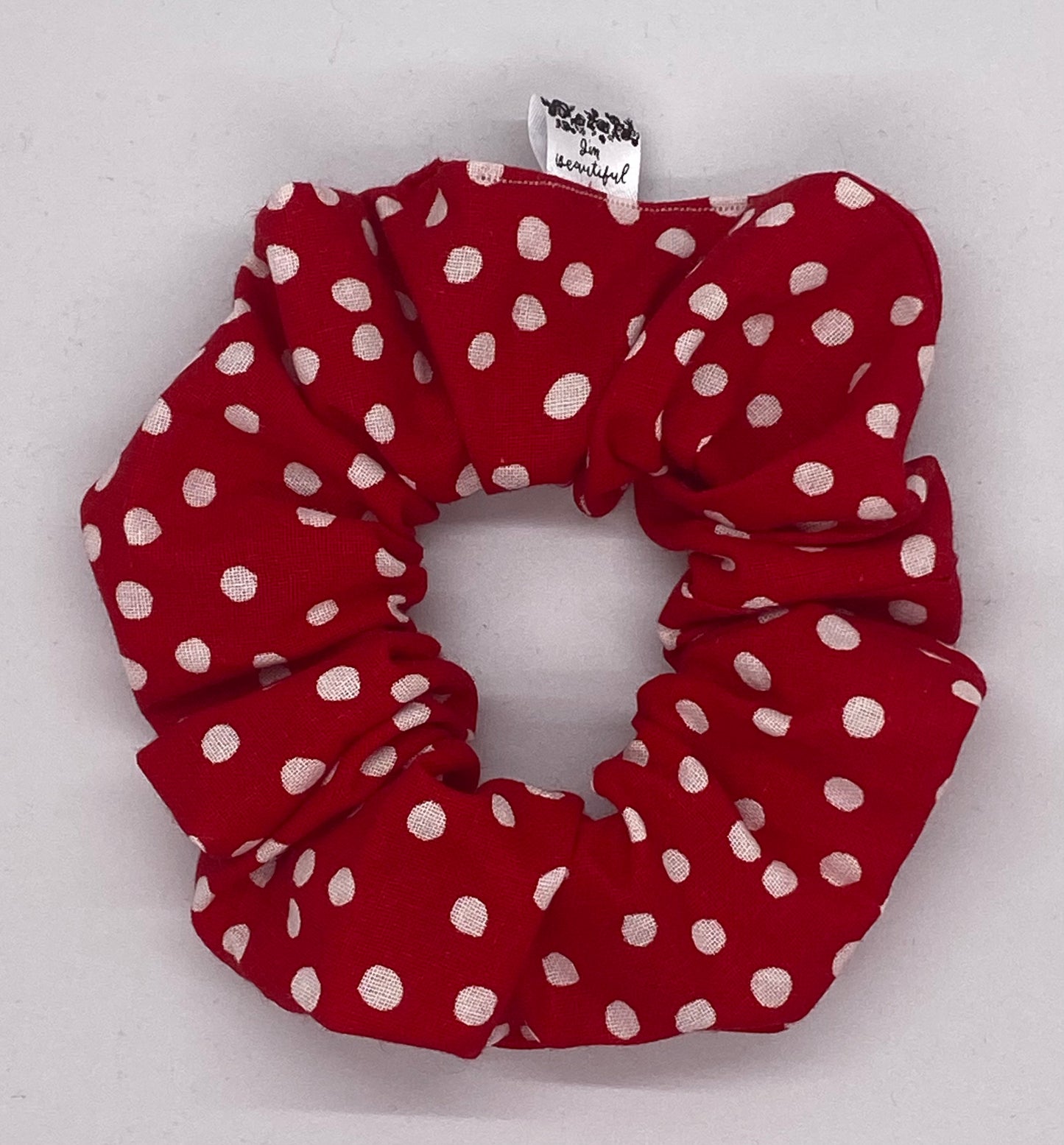 Red with large dots